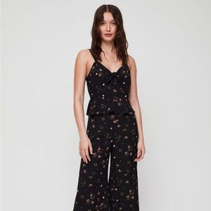 Wilfred Bow Tank in Black/Claremont